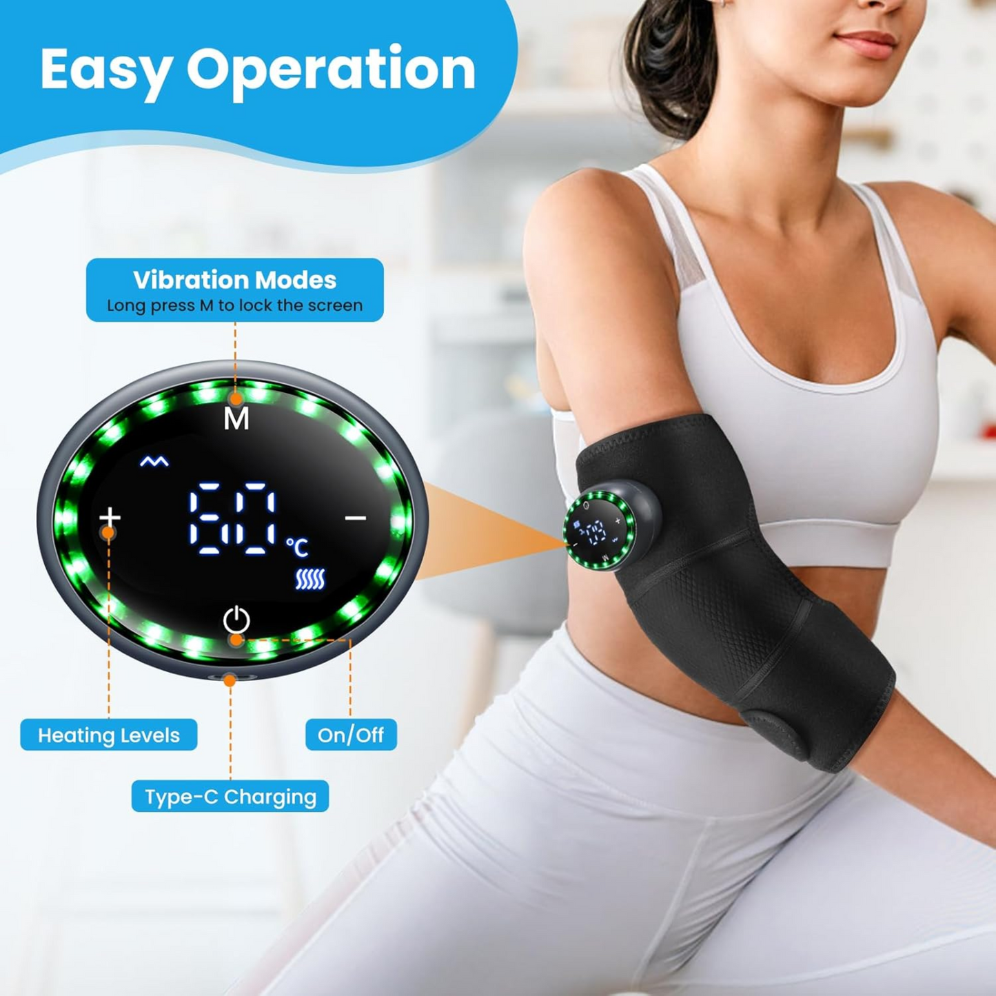 3-in-1 Heated Knee Brace
