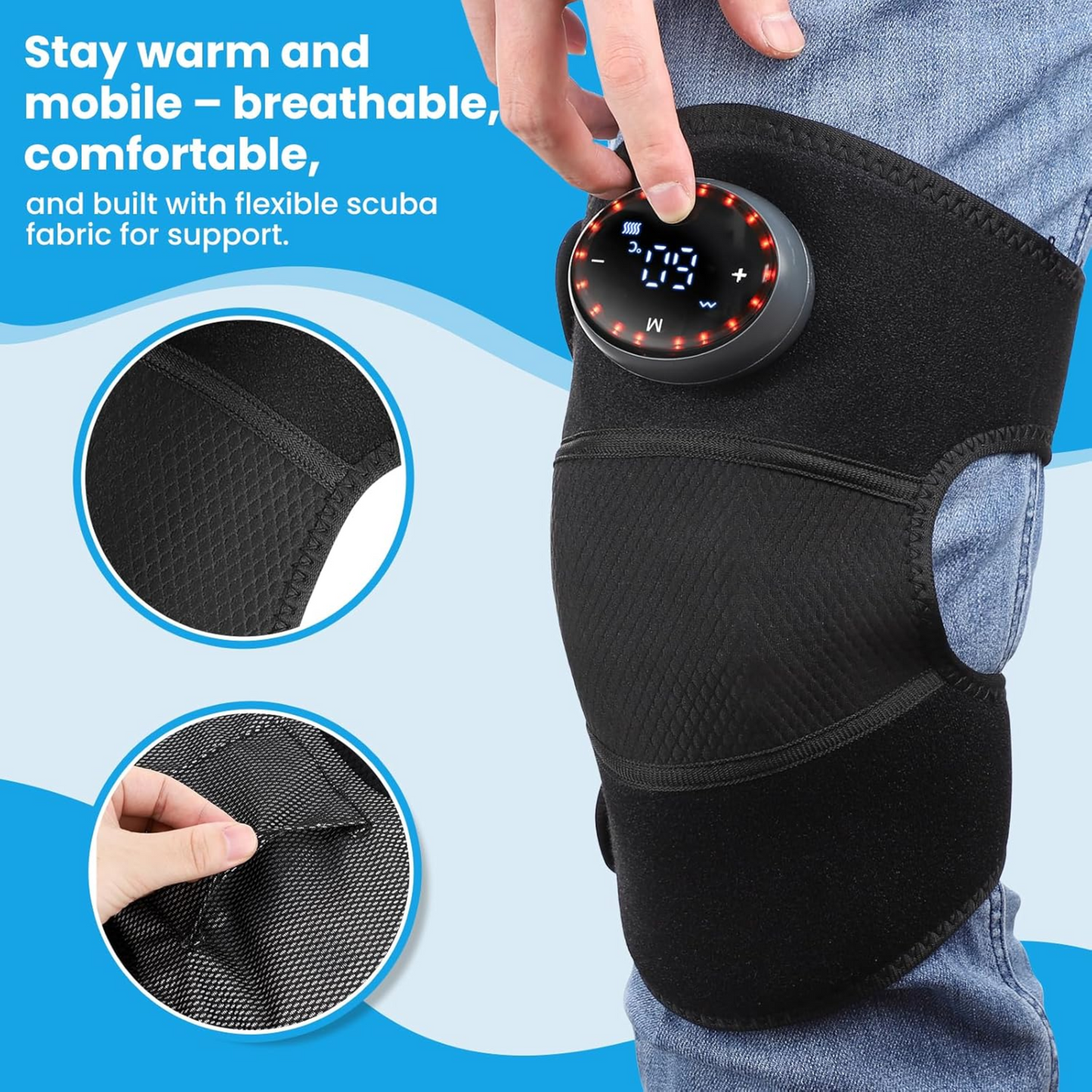 3-in-1 Heated Knee Brace