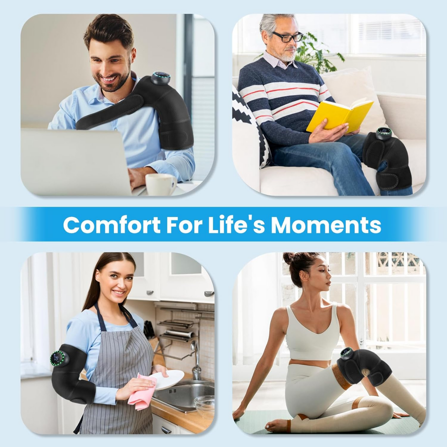 3-in-1 Heated Knee Brace