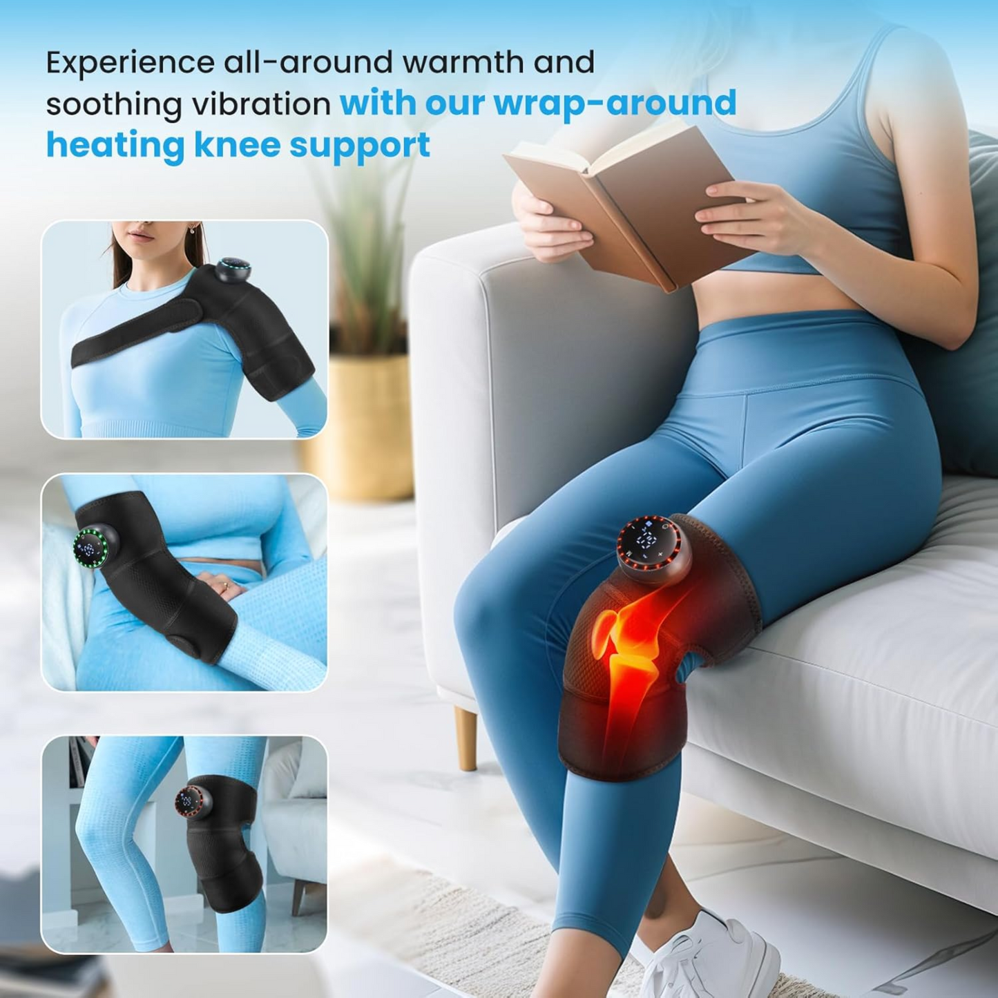 3-in-1 Heated Knee Brace